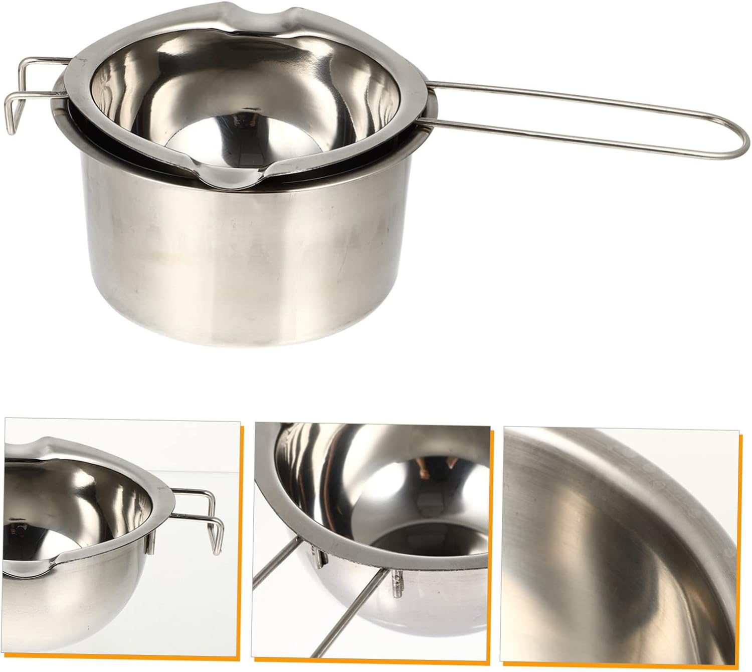 DOITOOL Long Handle Soap Melting Pot for DIY Soap Making Heat-Resistant Melting Container 1 Set for Home Crafts and Candle Making