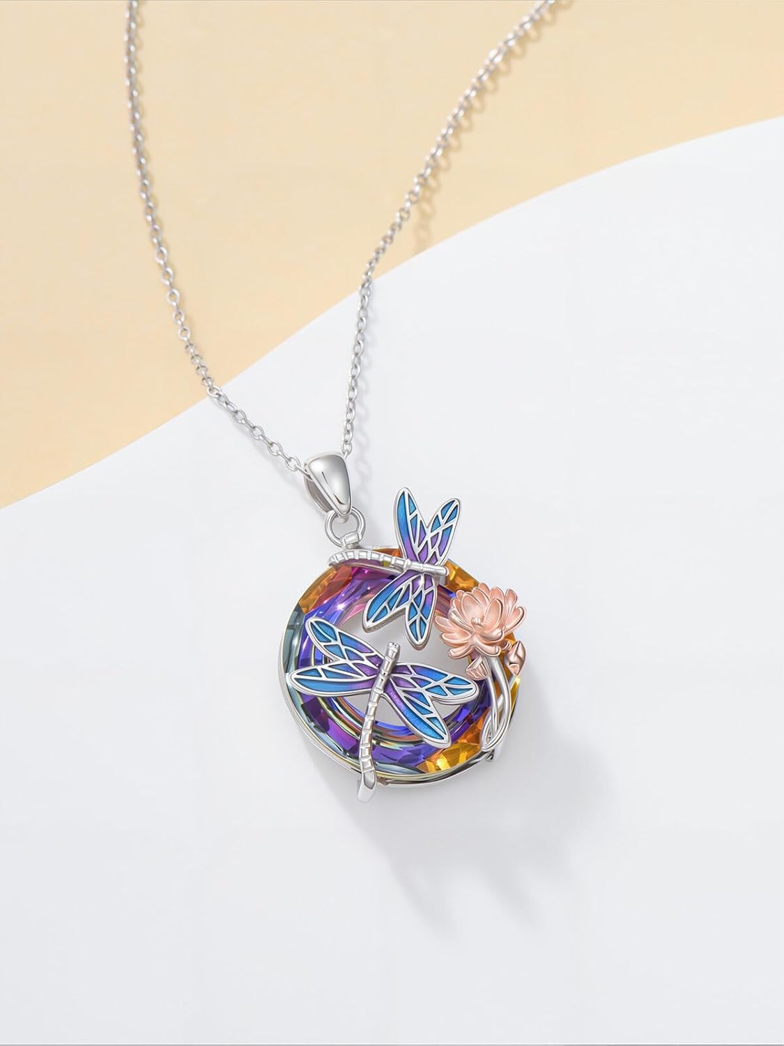 OJK S925 Sterling Silver Animal Necklace Meaningful Gifts Crystal Jewelry for Women Mom Wife Her Girlfriend Daughter - Image 5