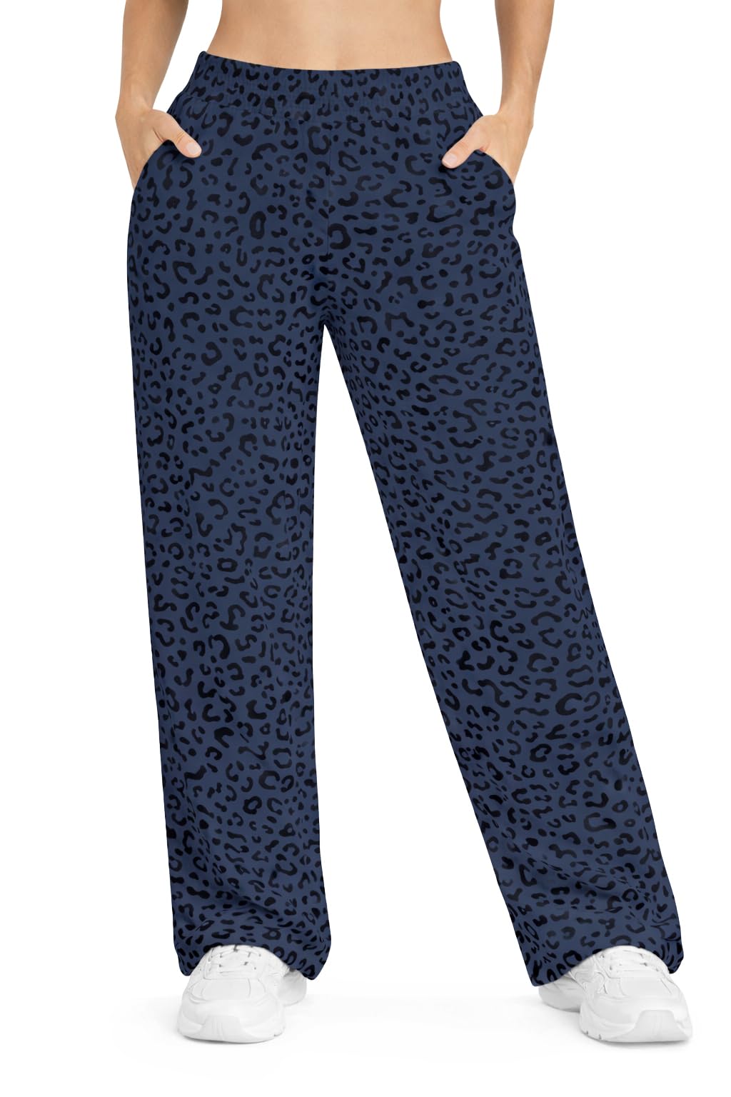 SMILODOX Jogginghose Damen Leora, Oversize Fit Trainingshose, Sweatpants, Freizeit-Hose mit elastischem Bund und Tunnelzug, Verstellbarer Beinabschluss und Seitentaschen, Gym & Homewear