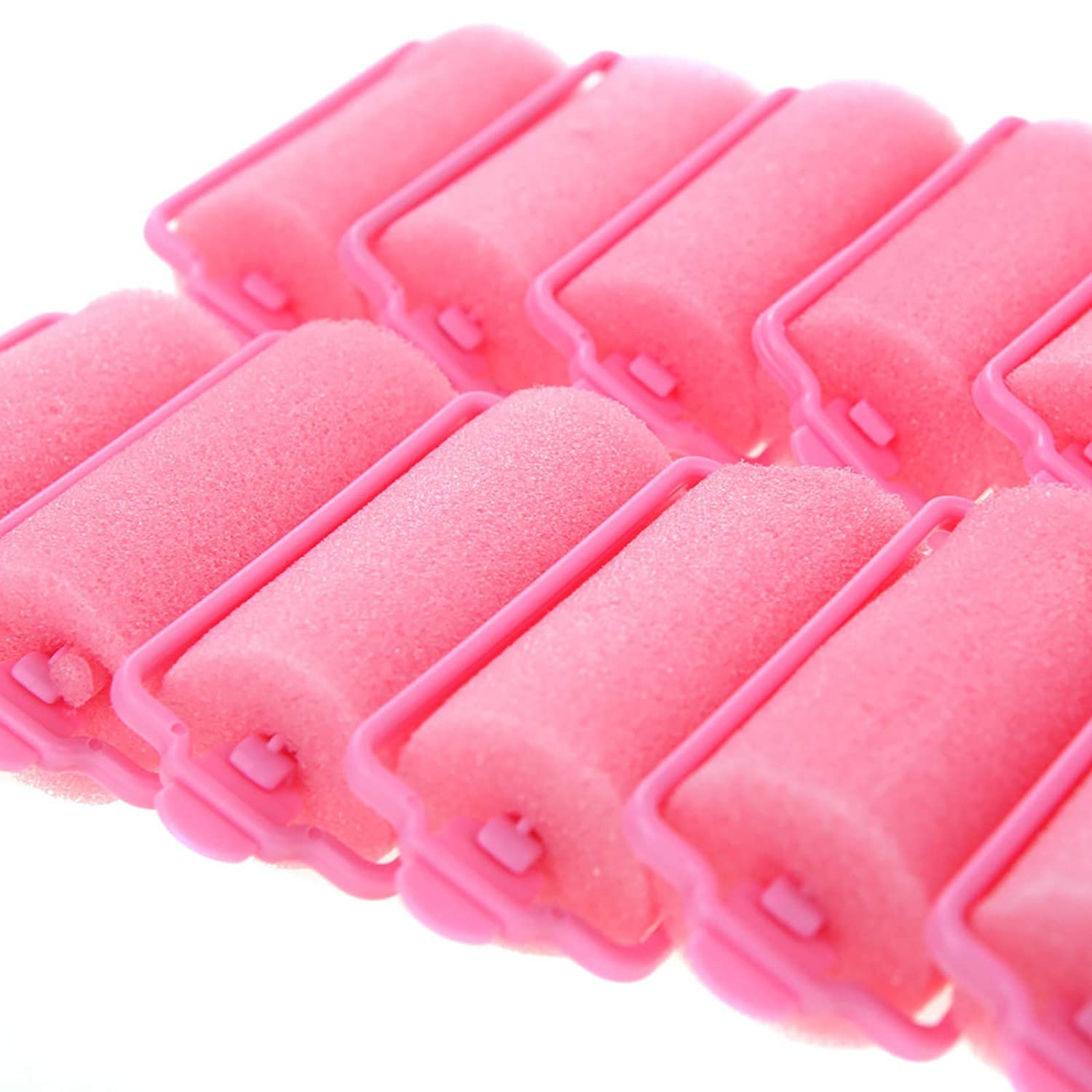 vtms 12pcs Magic Sponge Foam Cushion Hair Styling Rollers Curlers Twist