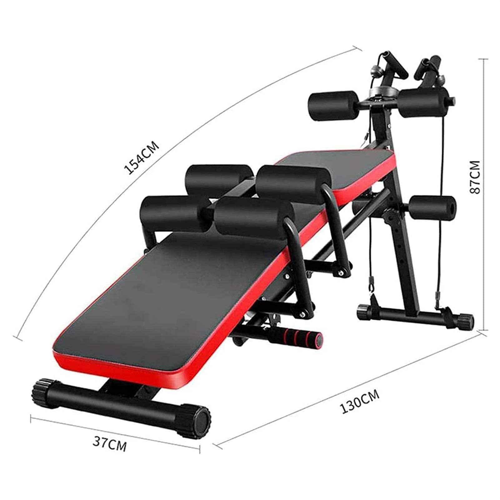 Sprzęt fitness Maszyny do wiosłowania Wioślarz 8 w 1 Wielofunkcyjny składany Wioślarz unisex do użytku domowego Sprzęt do ćwiczeń Odpowiedni dla L