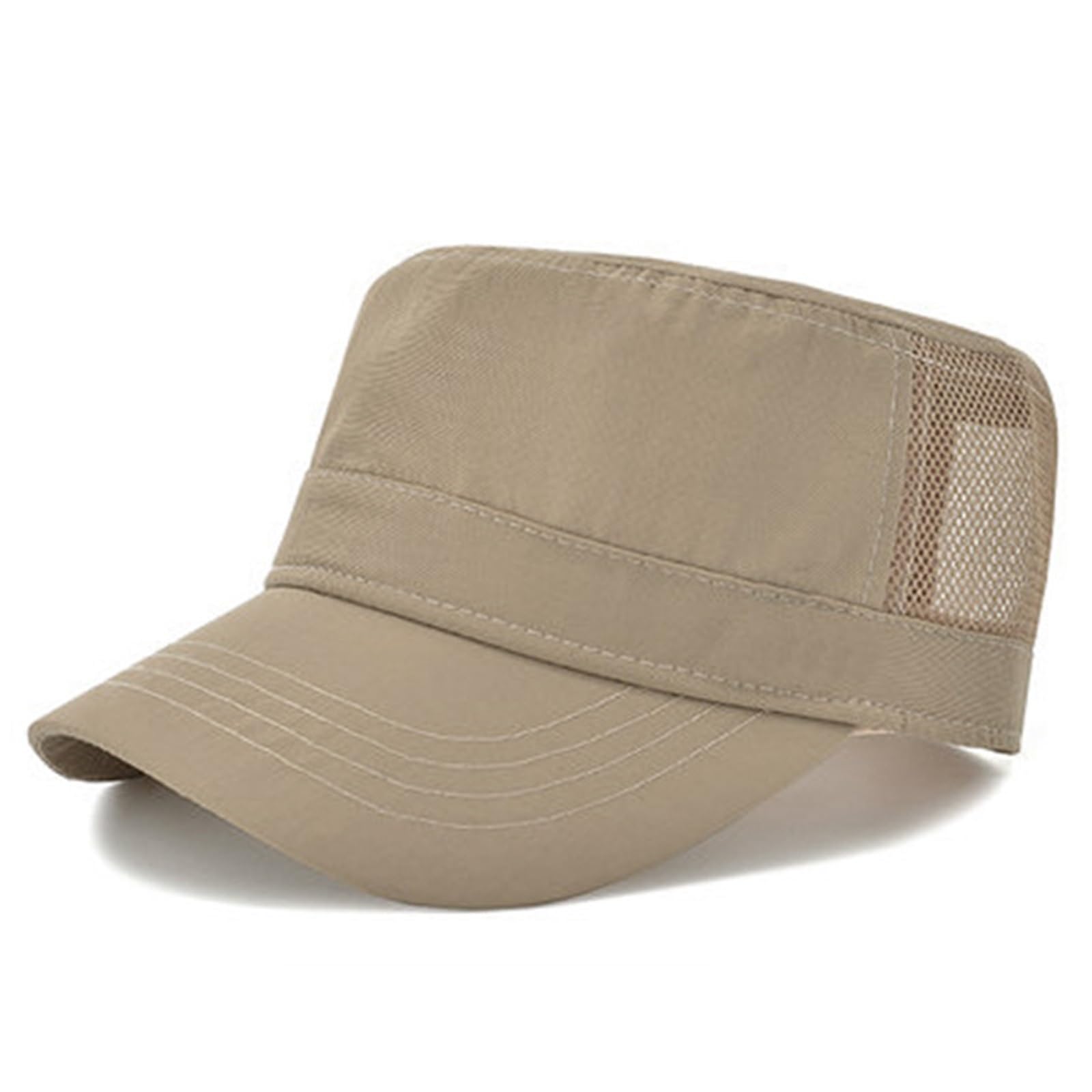Berretto Militare da Cadetto Berretto da Uomo Estivo Leggero in Rete Traspirante Piatto per Abbigliamento da Esterno