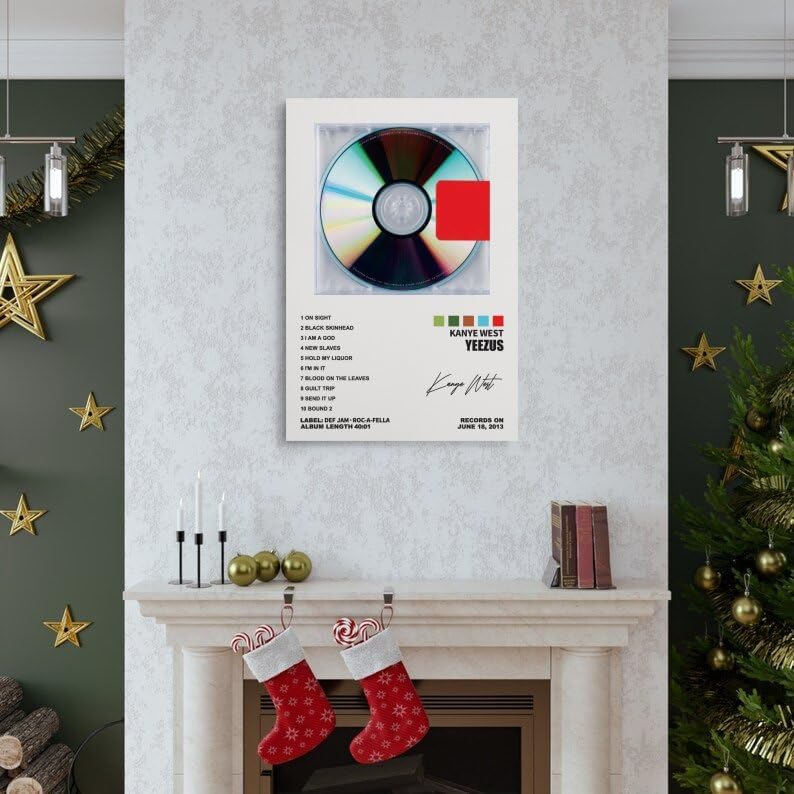 Miniatura 6 de YELLOWV Kanye - Póster de West Yeezus para habitación, estética, lienzo, arte de pared, decoración de dormitorio, 12 x 18 pulgadas (11.8 x 17.7 in)