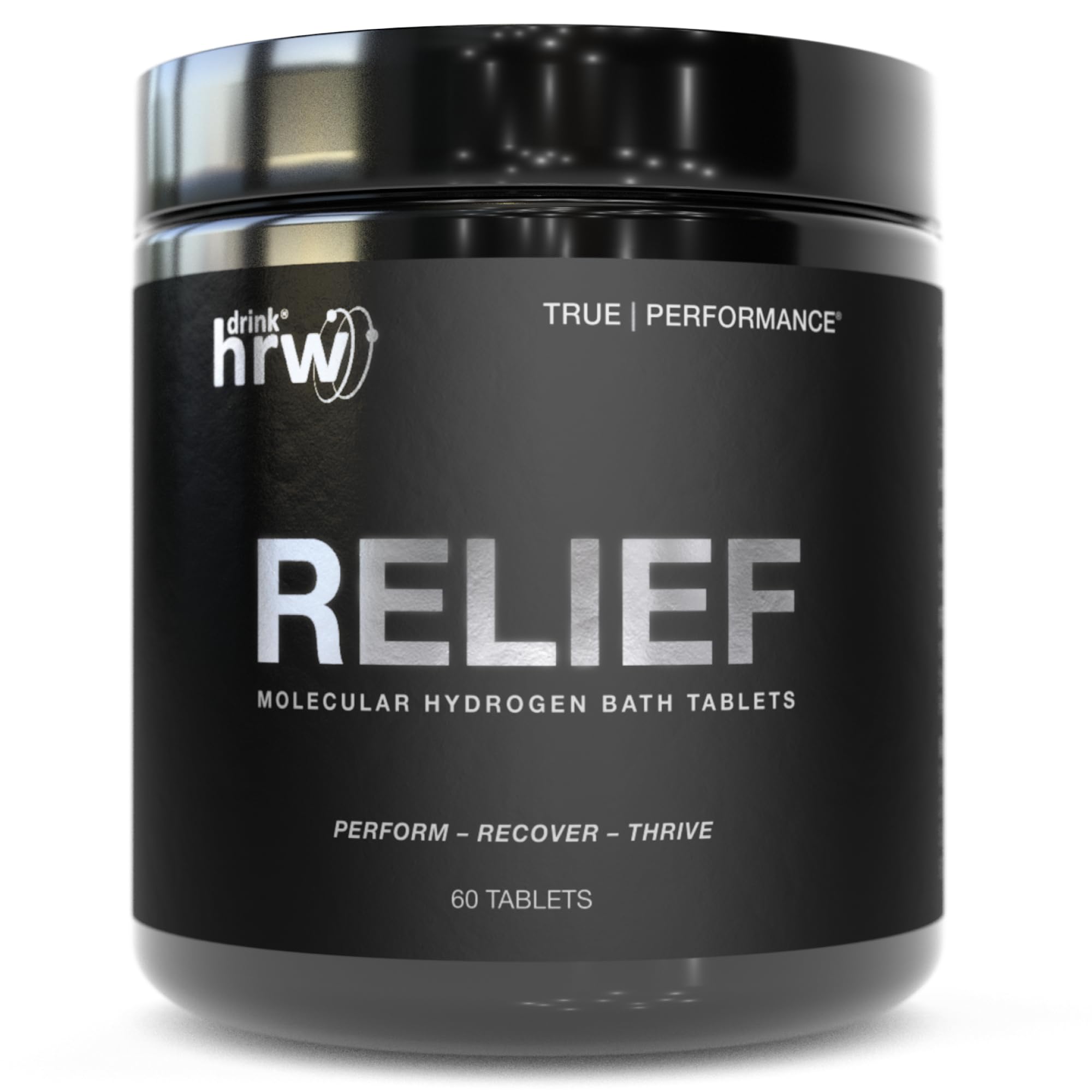 DRINK HRW Hydrogen Bath Bomb Tablets: Muscle Relief & Recovery, Magnesium Soak for Relaxation, Natural Pain Relief, Therapeutic Bath Bombs Post