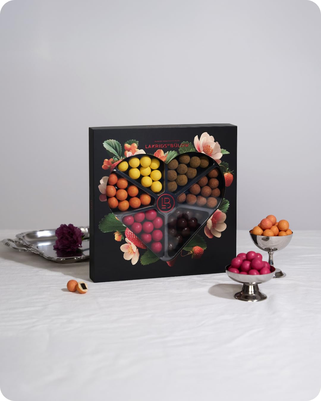 LAKRIDS BY BÜLOW - LOVE SELECTION BOX - Chocolate Covered Gourmet Licorice made in Copenhagen