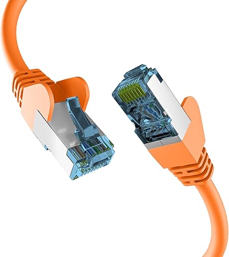 EFB-Elektronik - CAT. 7 Netzwerkkabel bis zu 10 Gbit - 0,5m LAN Kabel Ethernet K