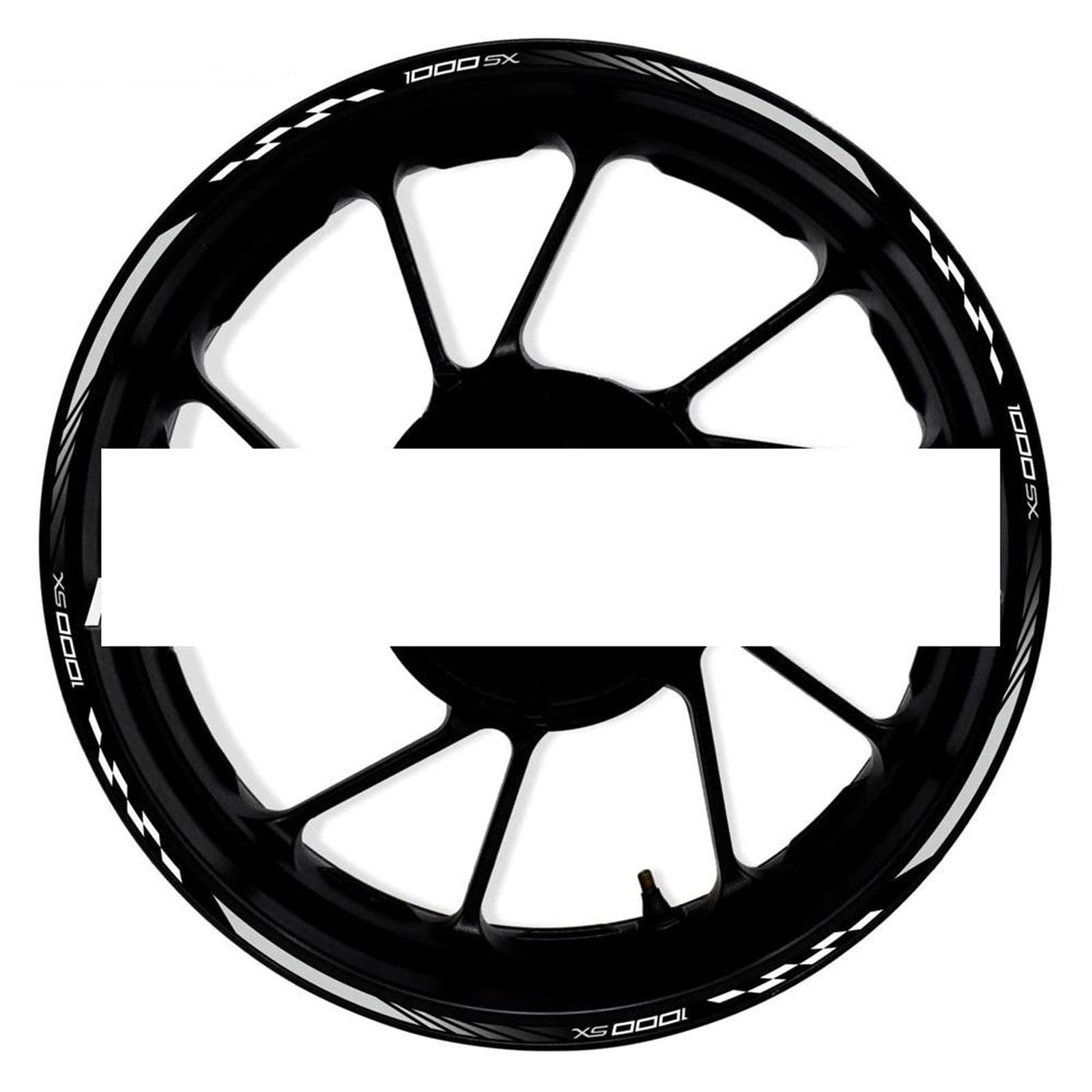 Motorcycle Wheel Stickers for Kawasaki for Z1000SX for Z-1000SX Motorbike