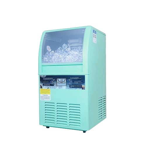 GSEICE Commercial Ice Maker Machine, 100lbs/24H, Under Counter Ice Machine