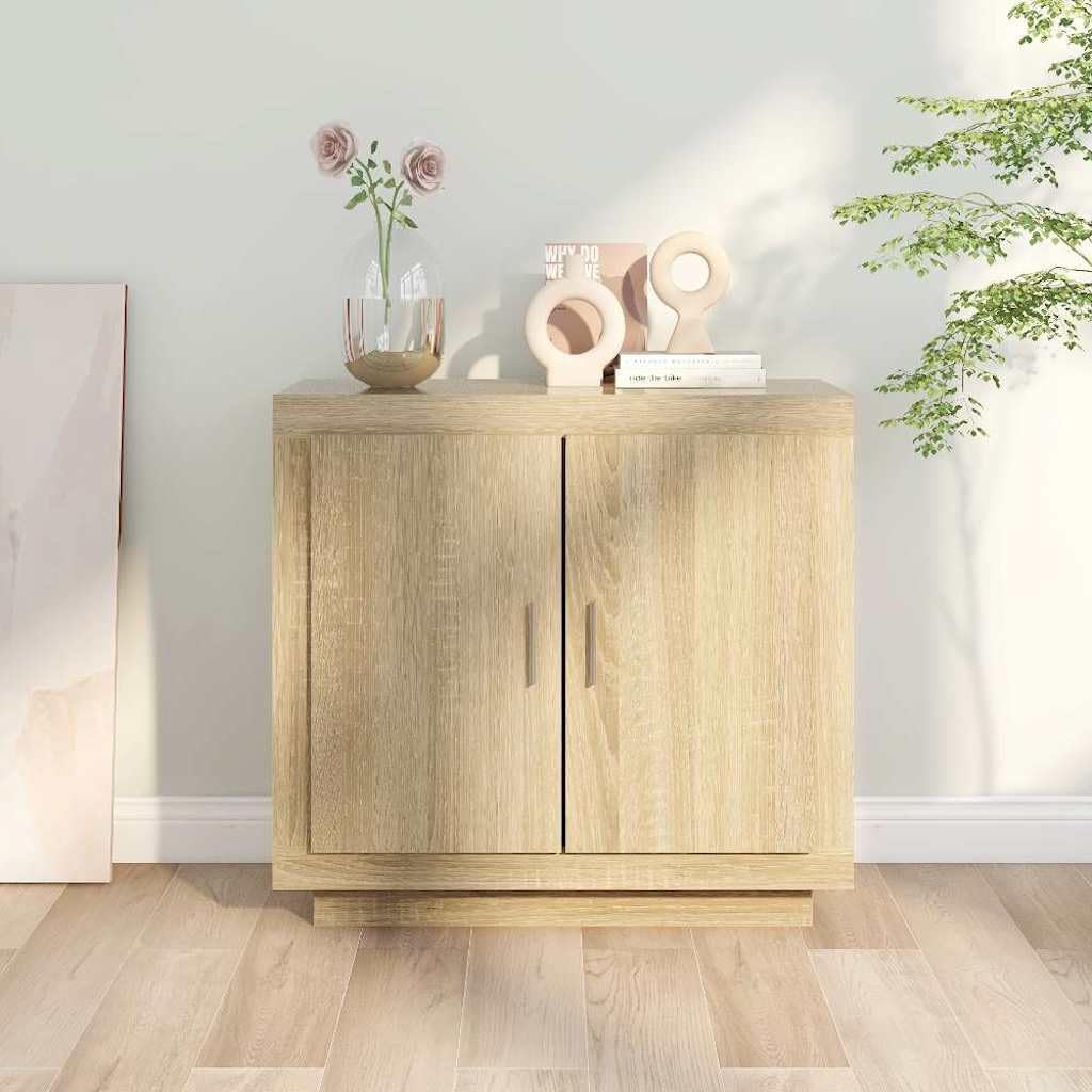 Hothingwell Bufor Sonoma 80 x 40 x 75 cm, 2 drzwi, drewno kompozytowe
