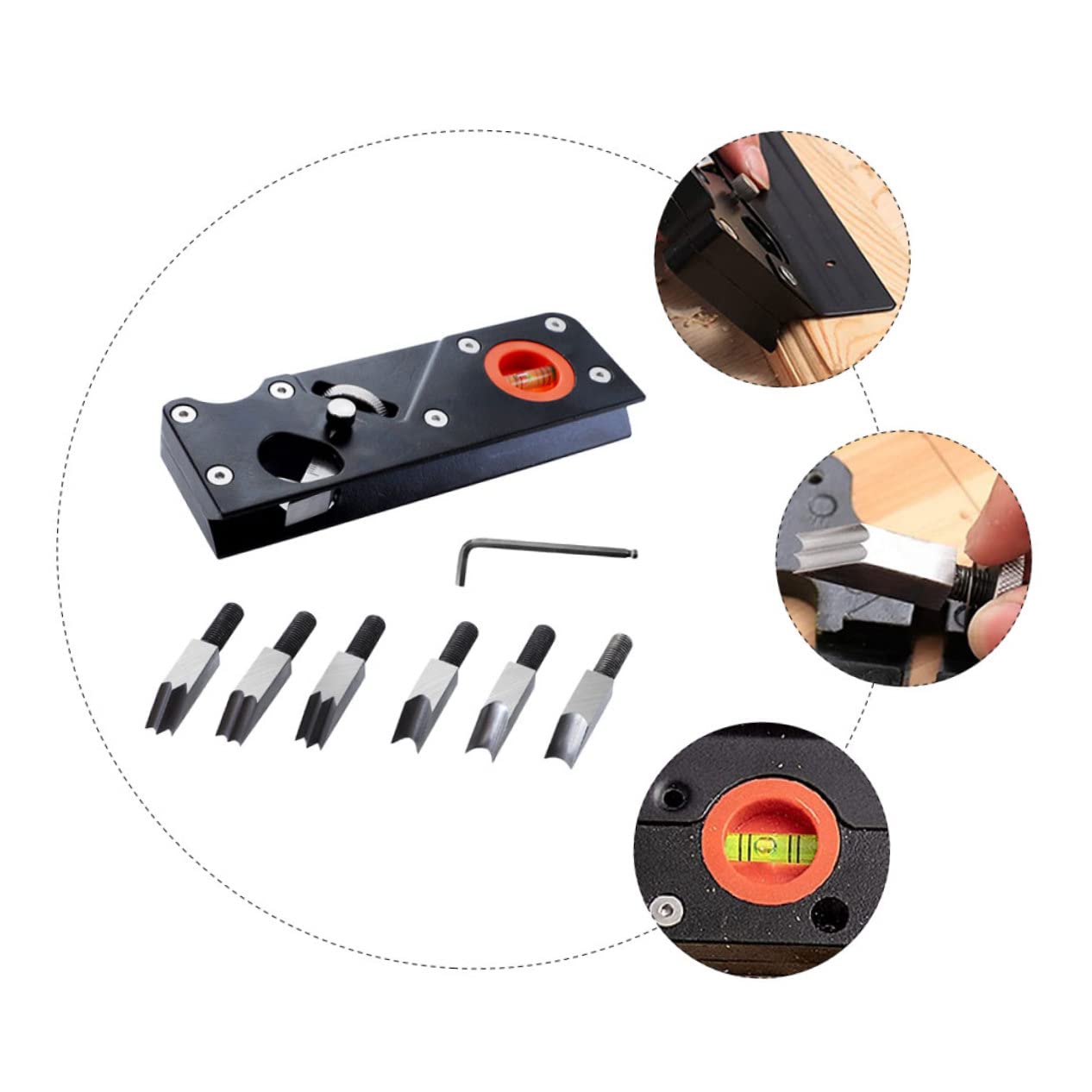 Uonlytech Pialla Per Falegname Piallatura Smussata Per Legno Pialla Per Rifinitura Utensile Manuale Per Carpentieri Adatto Diverse Esigenze Di Lavorazione Del Legno