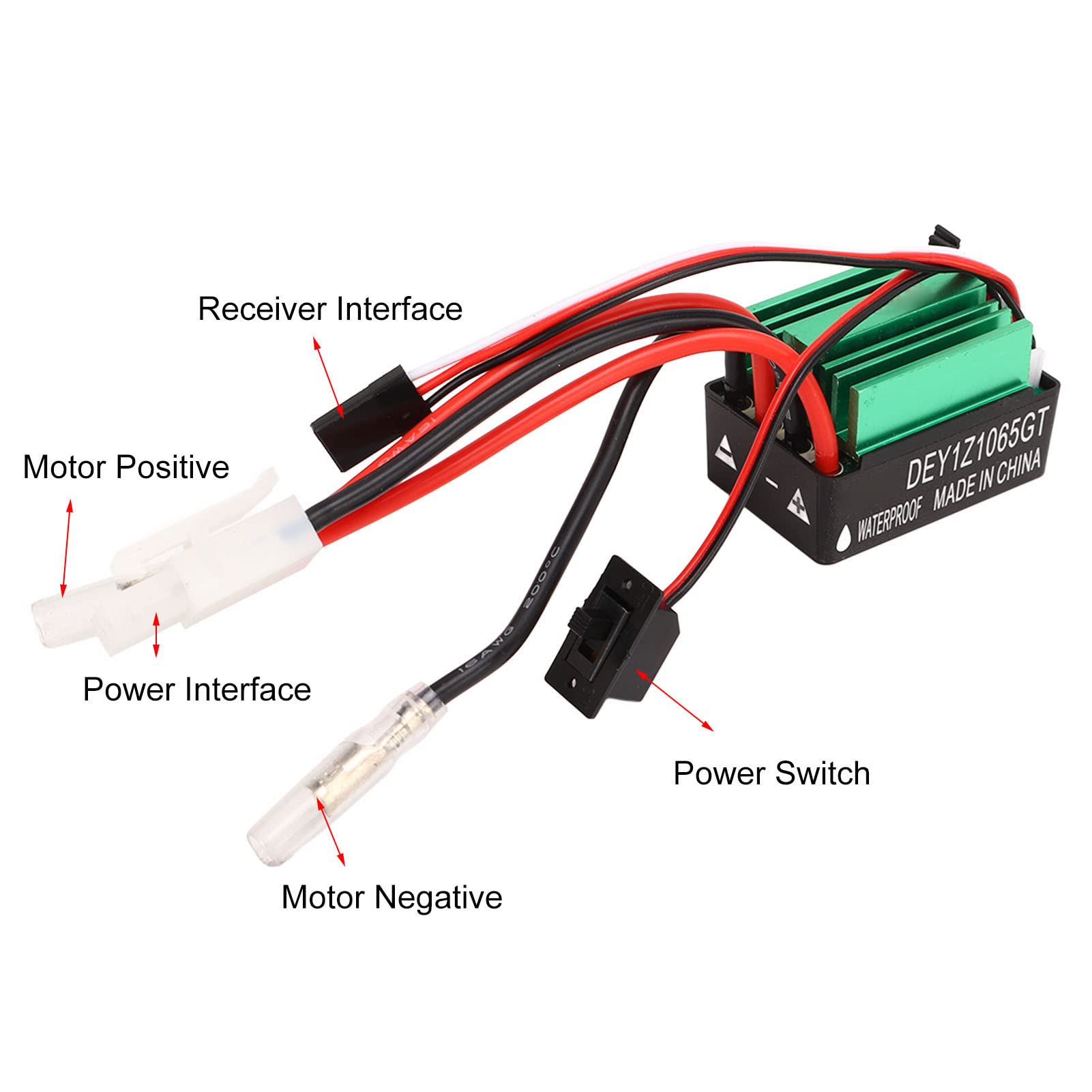 540 Brushed Motor With 65A ESC - 35T Motor For RC Cars, Trucks, Crawlers - View #8