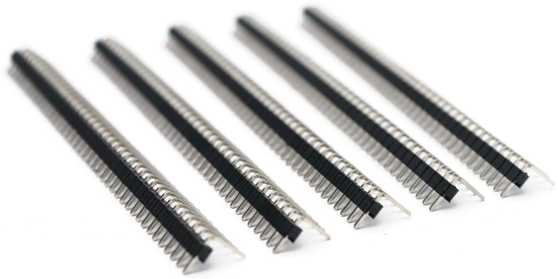 Electronic spices L shape 90 degree angle Male Berg Strip 1 x 40 Pin header pack of 5 sticks (B08DG5PGY6) Amazon Price History, Amazon Price Tracker