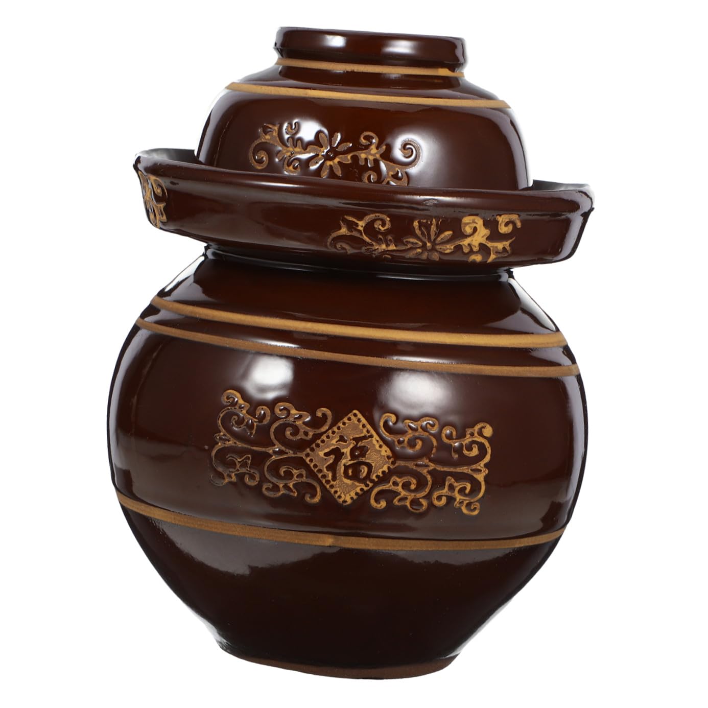 Cabilock 1 Pc Altar De Kimchi Contenedores De Comida Contenedores De Alimentos Tarros De Cristal Tarros De Boca Ancha Frasco Terrario Terrarium Vidrio Cerámica Tarro De Almacenamiento