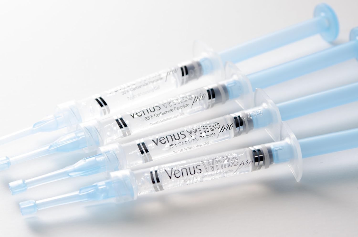 Venus White pro CP 35% (Pack of 4) + Pack of 3 TM Global Boil and Bite Trays.