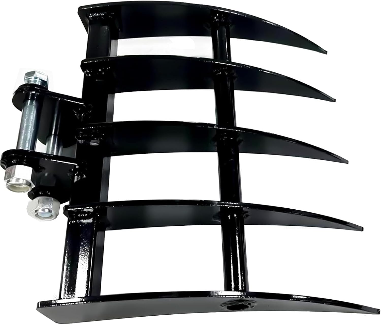 Mini Excavator Rake High Strength Alloy Steel Suitable for Clearing Branches and Loose Soil Fits Most Small Excavators