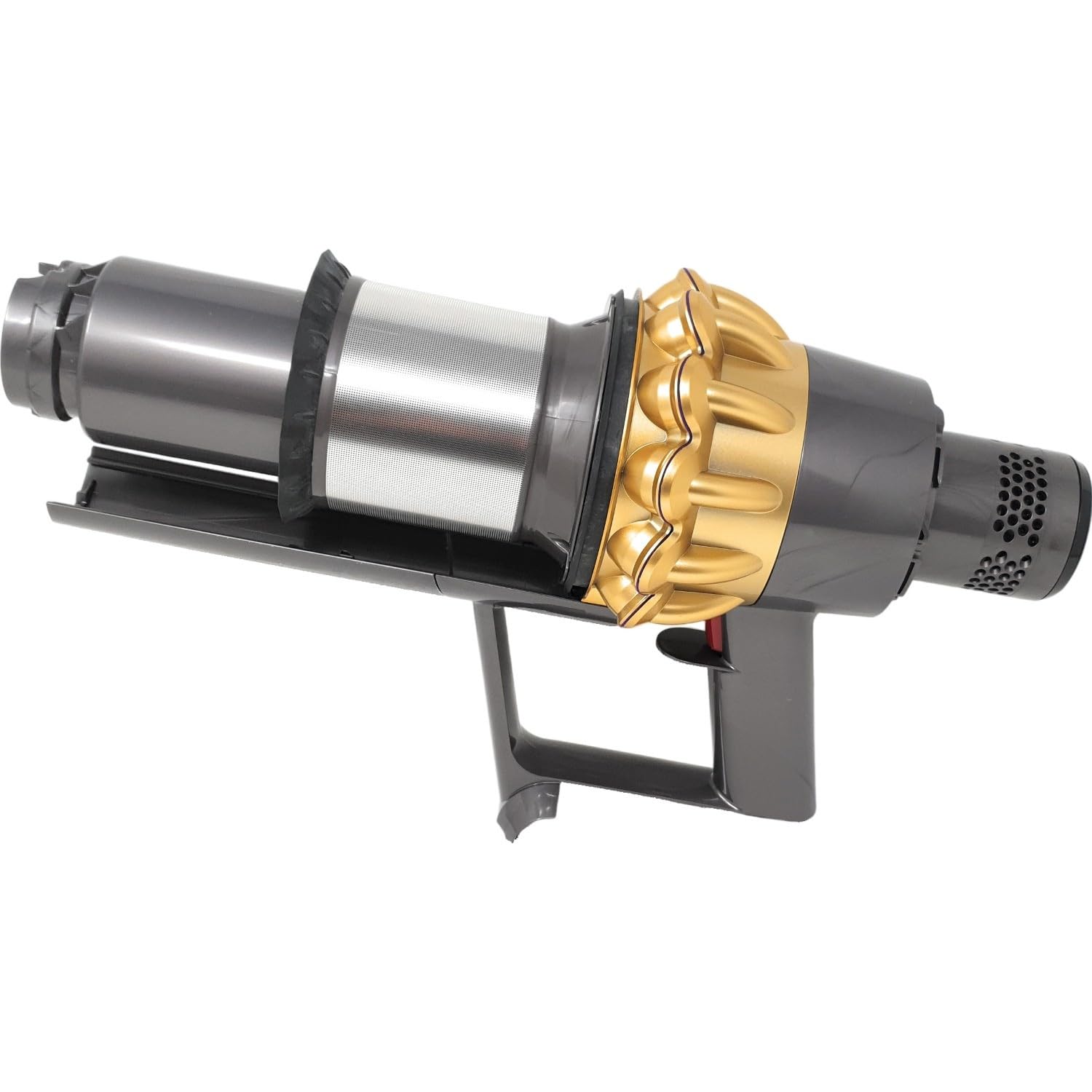 970142-02 - Carcasa principal del motor con ciclón compatible con Dyson V11 SV14 batería de tornillo, color dorado, equivalente a 970142-01