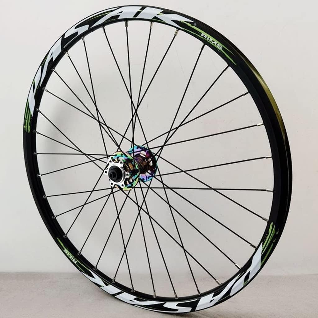 Koło Roweru Szosowego Hybrydowa Obręcz Rowerowa Ze Stopu Aluminium Podwójnymi Ściankami,Hamulec Tarczowy Kompatybilny Zestaw Kół Przednich Tylnych Do Roweru Górskiego 7/8/9/10/11
