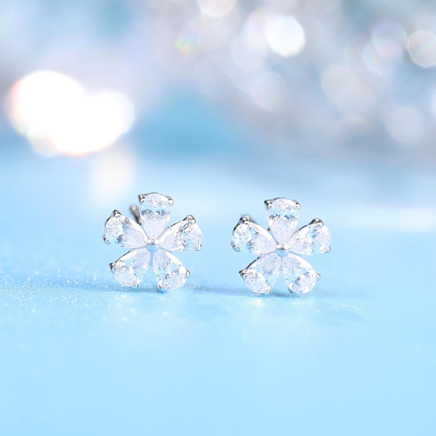 Limerencia F136 Pure Titanium Hypoallergenic Implant Grade Studs, G23 Small Dainty Cubic Zirconia Earrings for Women's Sensitive Ears - Image 7