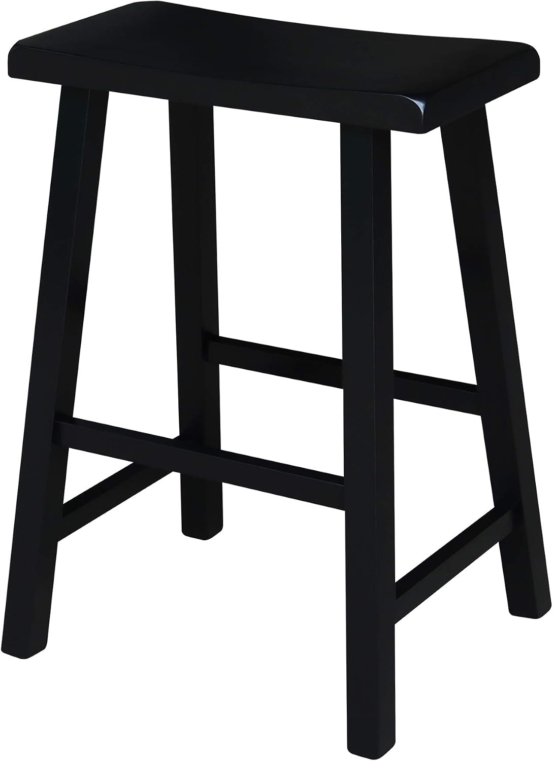 Amazoncom International Concepts 24 Inch Saddle Seat Barstool