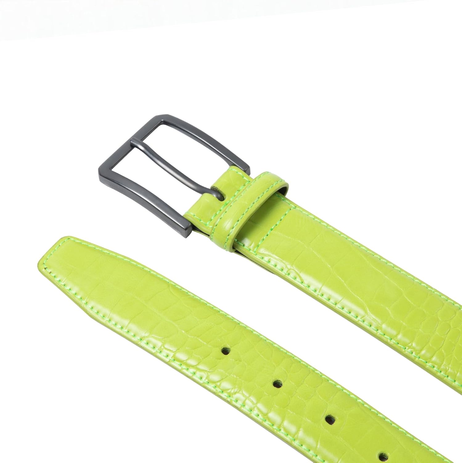 Men's Belt, Handmade Genuine Leather Mens Belt For Gift Mens Dress Casual 1 3/8" - Image 5