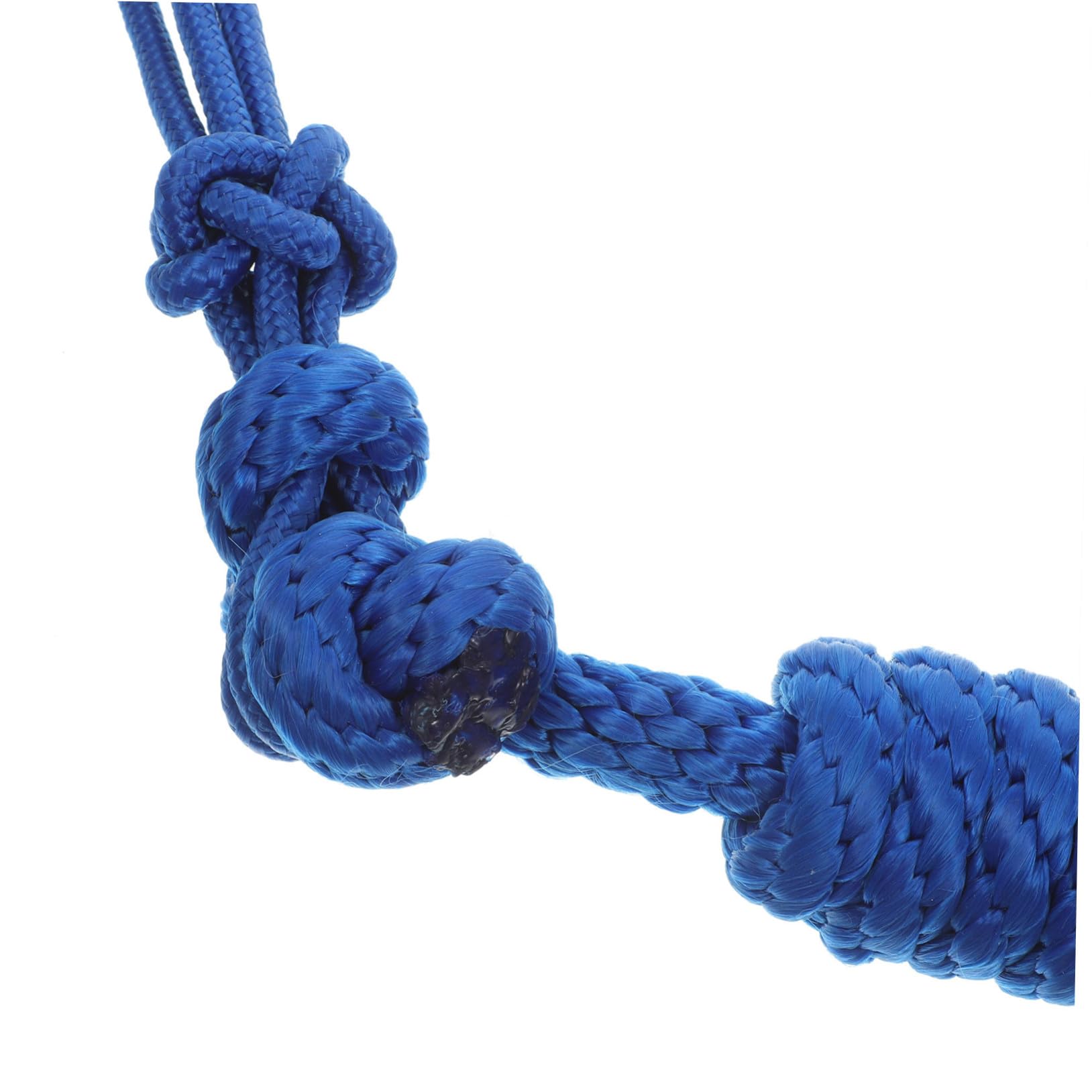 Cabestro de Cuerda Trenzada para Caballos, Azul, de Tela