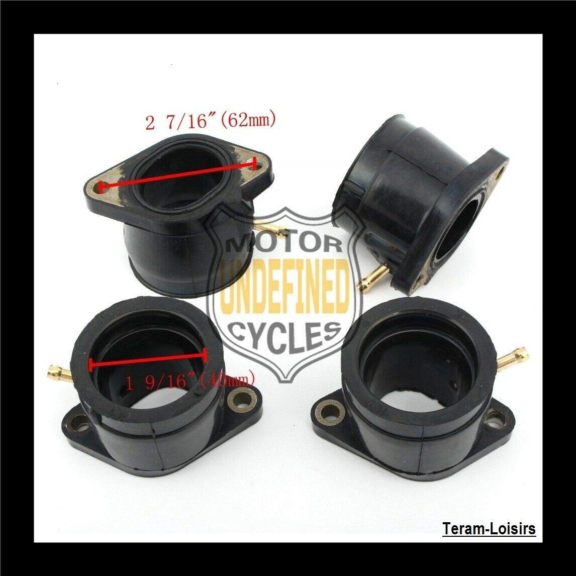 TERAM LOISIRS 4 Pipes Admission pour YAMAHA YZF 600 Thundercat de 1995 à 2007 / NEUF FRANCE
