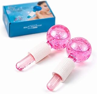 Globos de hielo para cara y ojos, 2 globos de...