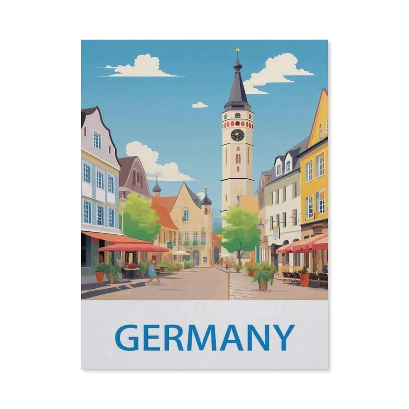 BEAYODKP 5D Diamond Painting，Germany（40 x 50 cm）