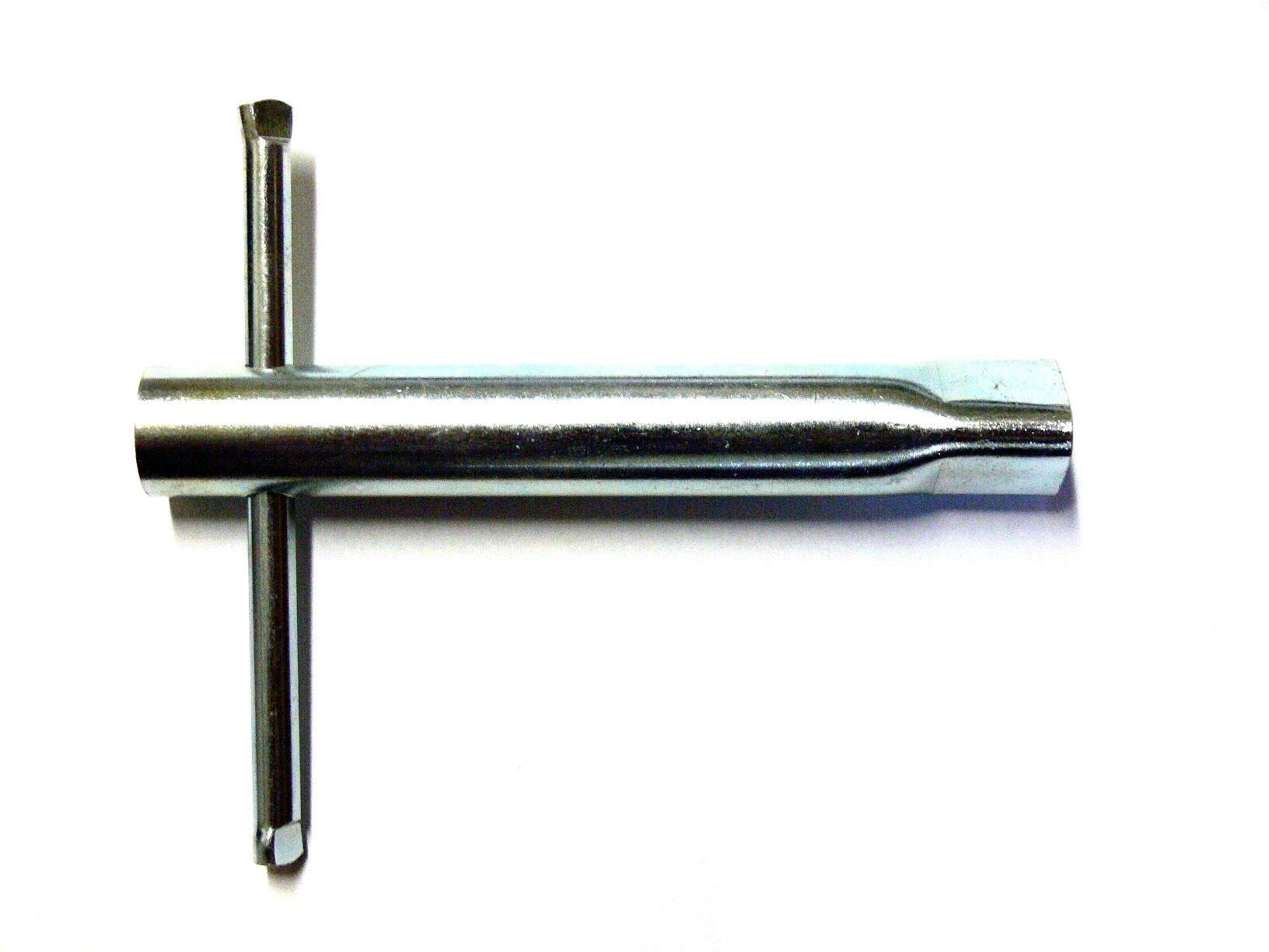 Clé De Poteau Triangulaire 13mm (Modèle Long) - Pour Vis Triangulaires M8 DIN 22424 - Acier Zingué - Neuf