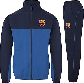 Veste De Survêtement Officielle Fulham FC – Style Rétro Noir – Homme