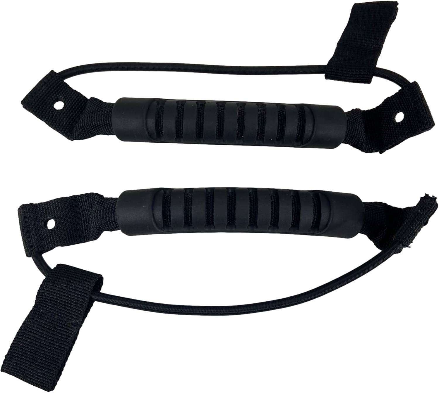 MARINE BOAT CANOE PAIR of BLACK RUBBER KAYAK CARRY HANDLE PADDLE PARK BUNGEE MARINE BOAT CANOE PAIR of BLACK RUBBER KAYAK CARRY HANDLE PADDLE PARK BUNGEE