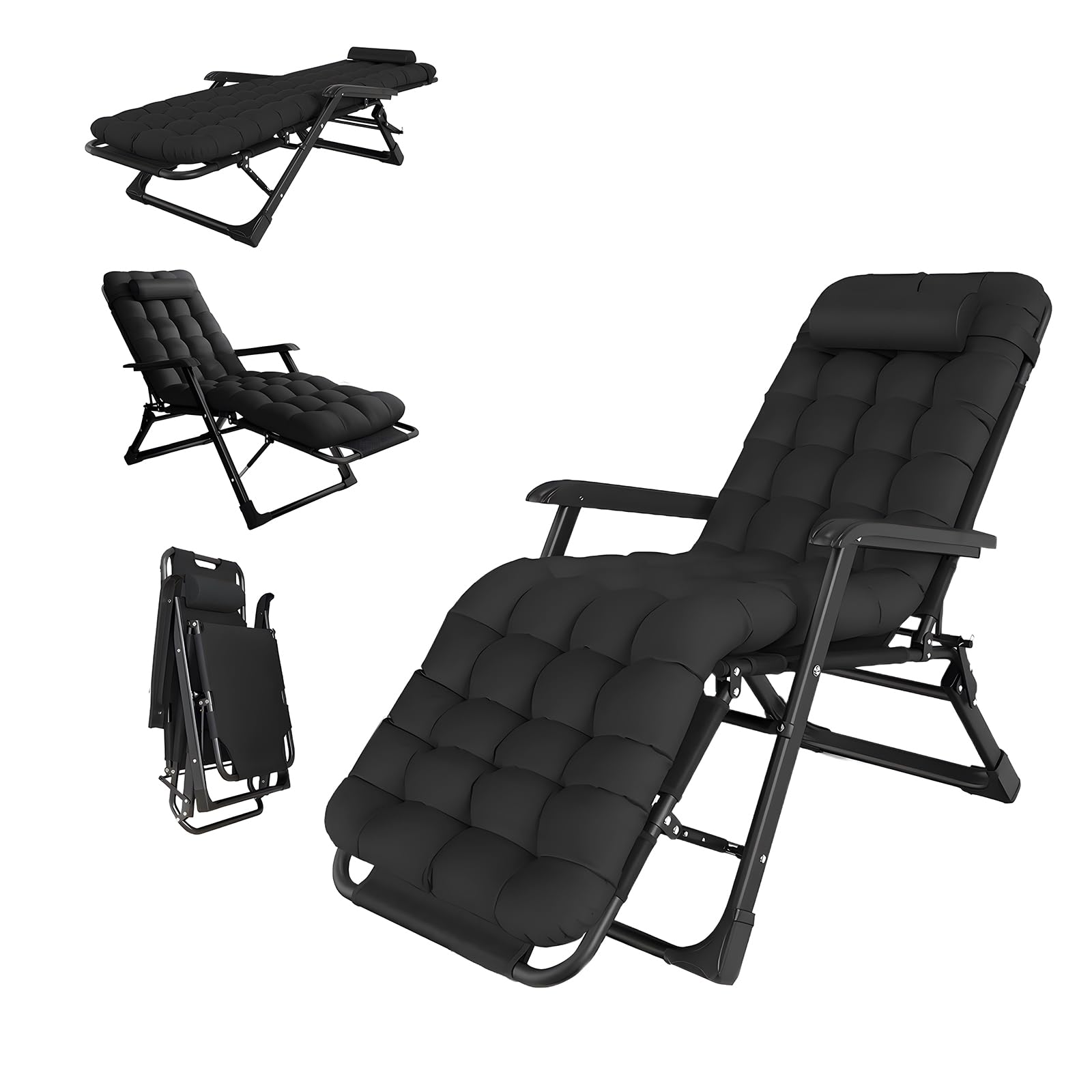 Amazon｜YASICA 折りたたみ椅子 インフィニティチェア リクライニング