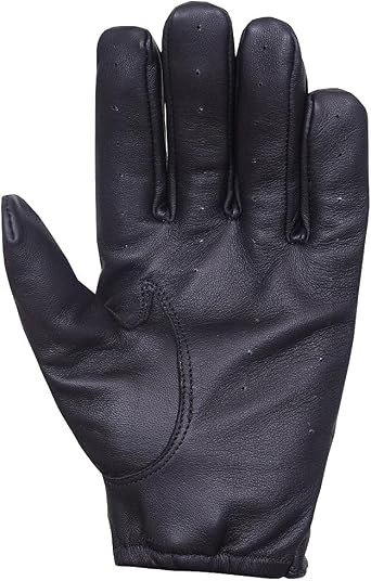 Men's Unlined Leather Gloves - Motorcycle Racing Summer Gloves