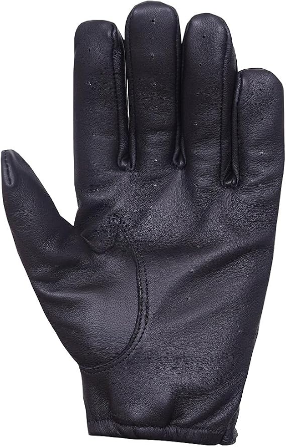 Men's Unlined Leather Gloves - Motorcycle Racing Summer Gloves
