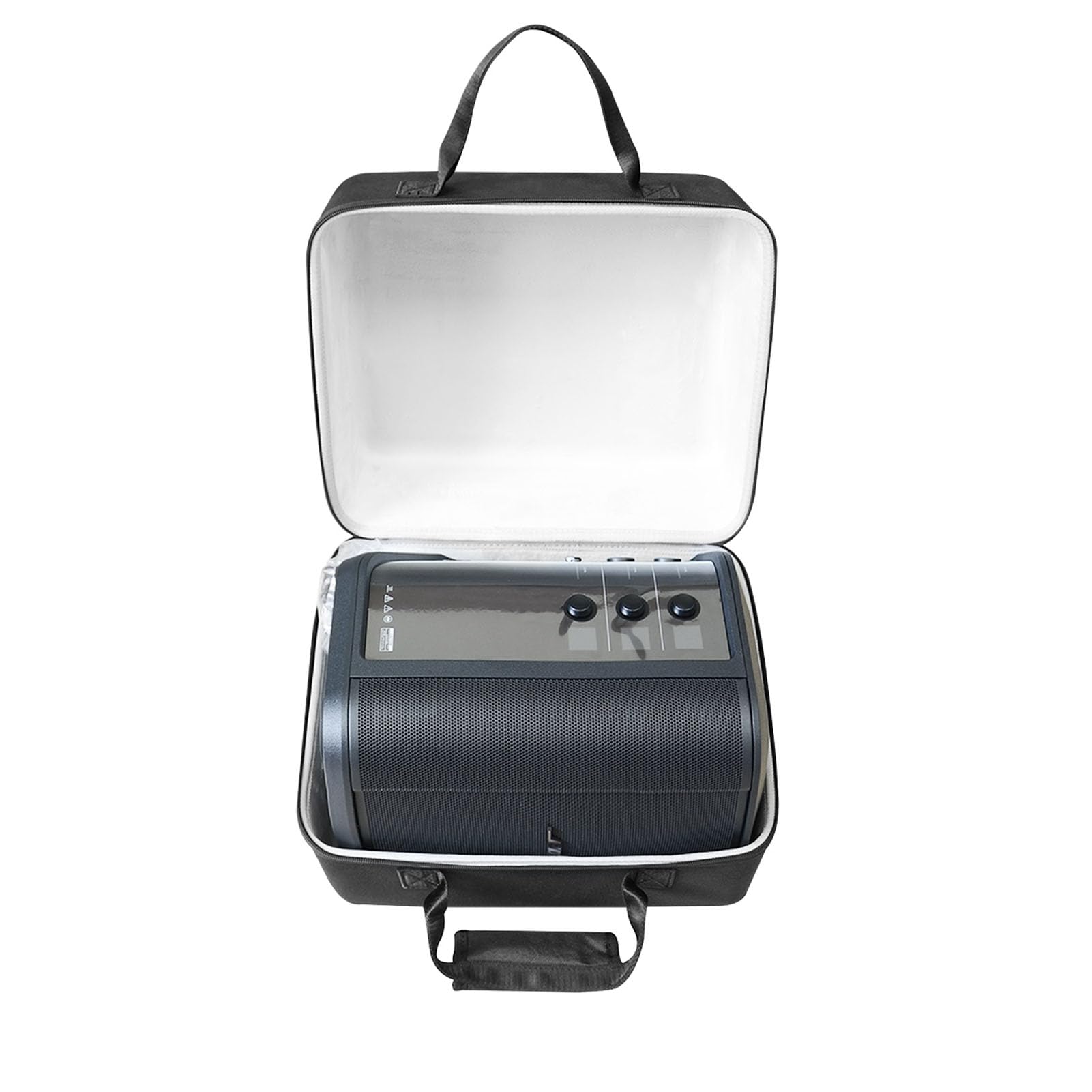 Tangxi Bolsa de Almacenamiento de Altavoz Bluetooth Portátil Dura para Cables de Micrófono S1 Pro Plus Estuche de Viaje Impermeable Negro