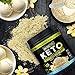 Nature Fuel Keto Meal Replacement Powder - Gluten Free with Coconut Oil MCTs and Grass-Fed Butter - Creamy Vanilla Milkshake - 14 Servings - Pantry Friendly, 17.1 Fl Oz