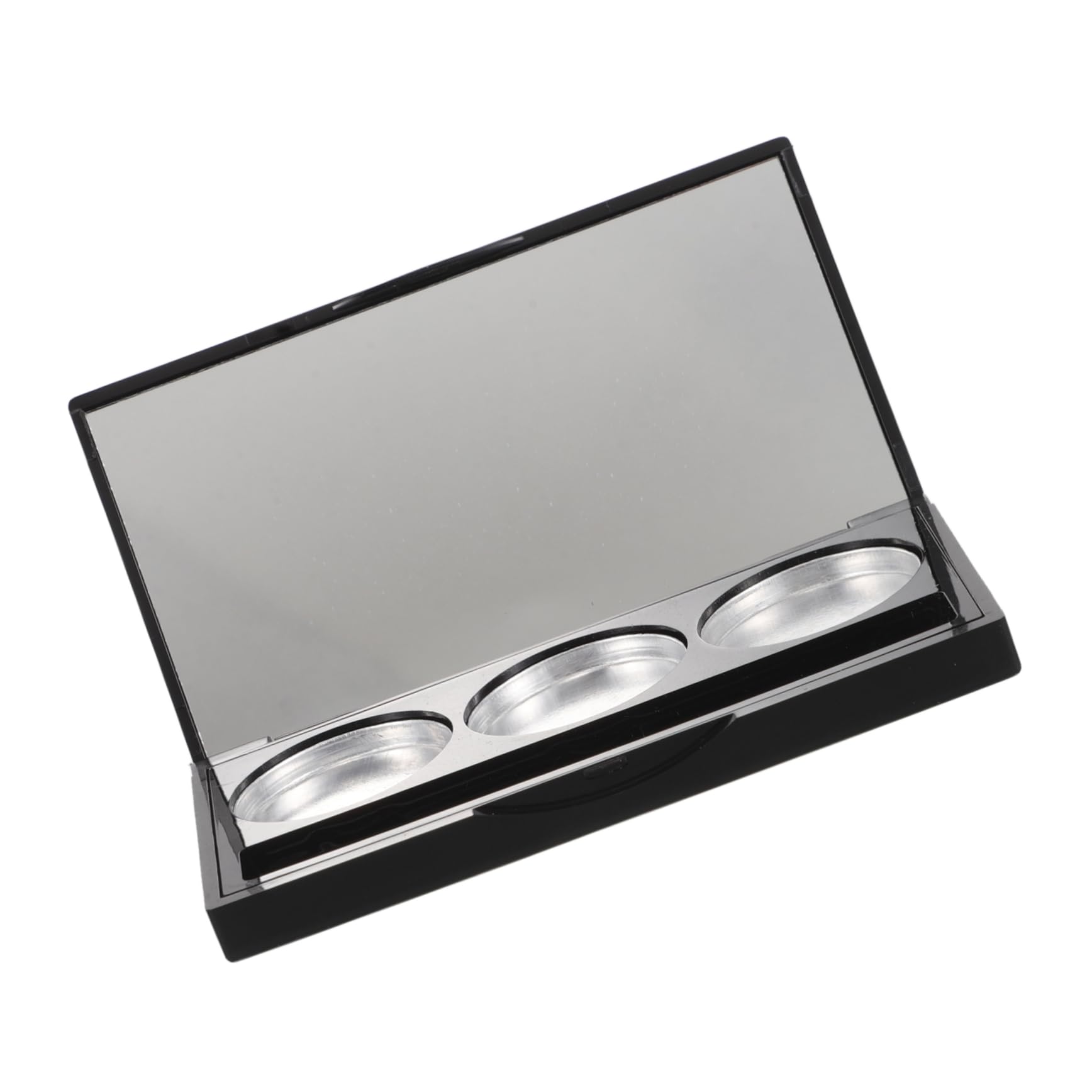 Baluue Portable Blush Palette Empty Eyeshadow Palette Brush Slot Makeup Organizer