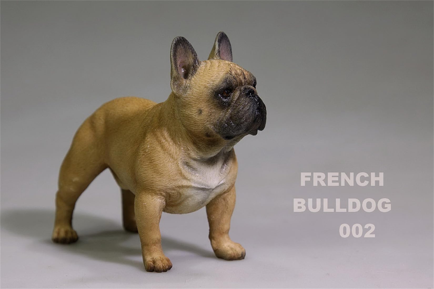 Amazon.co.jp: JXK 1:6サイズ フレンチ·ブルドッグ 8cm 犬 動物 リアル