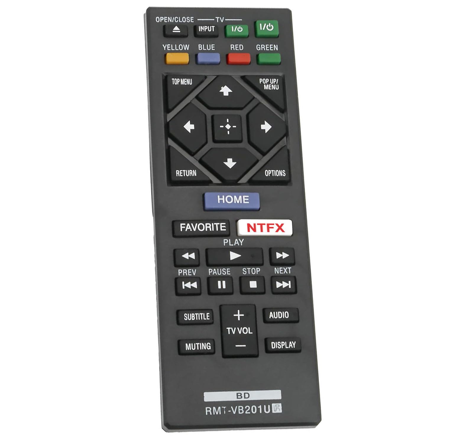 Telecomando RMT-VB201U adatto per lettore Blu-ray Disc™/DVD Sony BD-BX370 BDP-3700 BDP-BX370 BDP-S1700 BDP-S1700ES BDP-S3700 BDP-S6700 UBP-X700 149312311 BD DBX370 BDP3700 BDPBX370 (RMTVB201U)