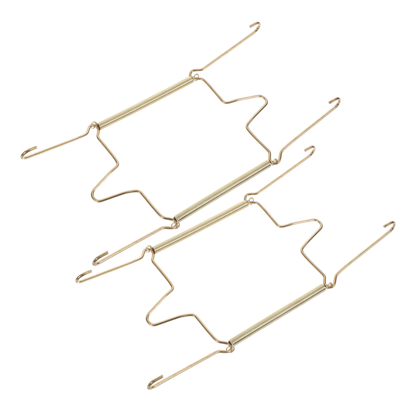 BRIGHTFUFU Decorative Plate Rack Holders Wall Plate Hangers Spring for Displaying and Protecting Dishes