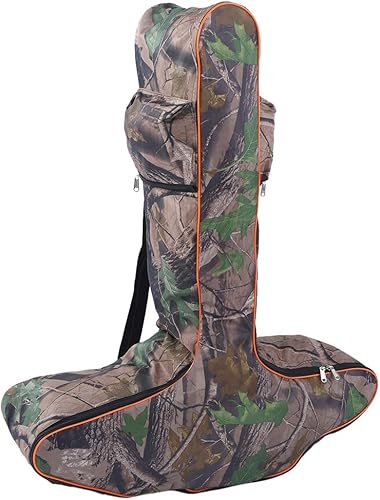 Miniatura 2 de Qiilu Bolsa de ballesta Excalibur Bolsa de ballesta de camuflaje Ballesta Bolsa de almacenamiento de tela de buey en forma de T Bolsa de arco