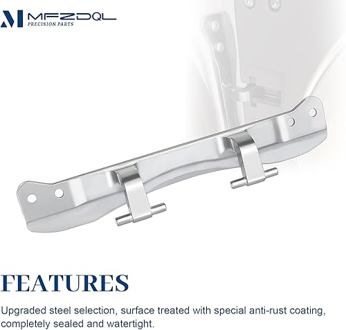 Miniatura 2 de La bisagra de repuesto para puerta de arandela W10208415 está diseñada para las principales marcas de modelos de arandelas de carga frontal y número