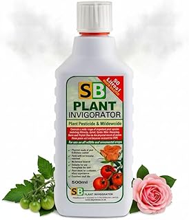 SB Plant Invigorator & Natural Pest Control for Plants | 3-in-1 Organic Solution: Pesticide, Fungicide & Leaf Nourisher | Safe for Edibles, Bees & Pets | Concentrate Makes 50L
