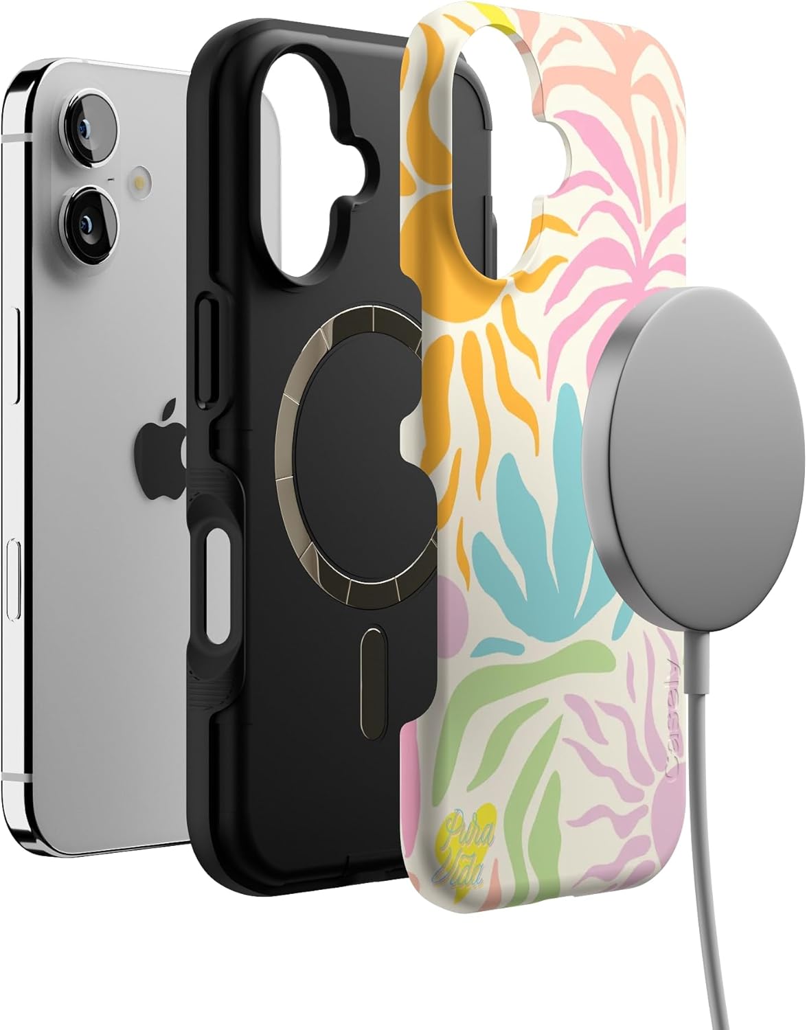 Casely iPhone 16 Case | Pura Vida | Oasis | Bold Protective Design | Compatible with MagSafe