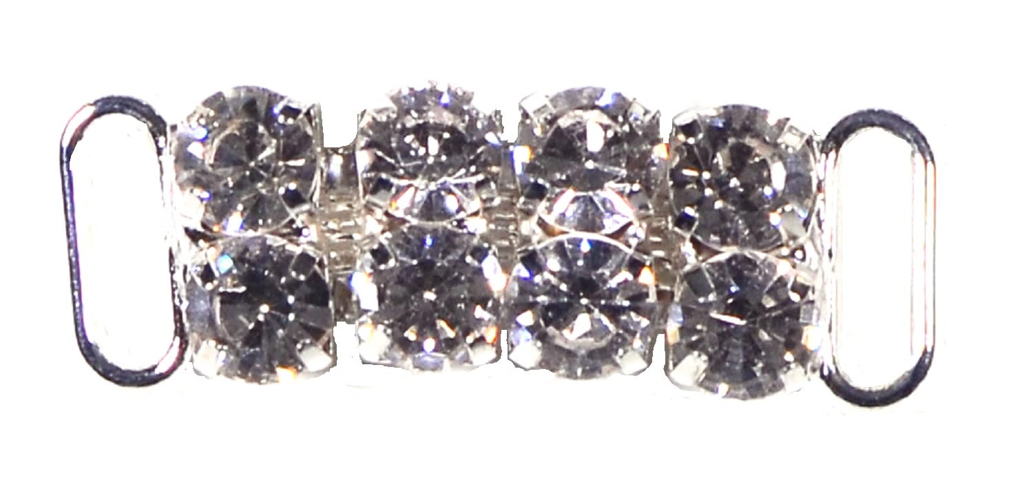 Bikini Connector Top Centerpiece - NPC, WBFF, IFBB Bikini Connectors Silver