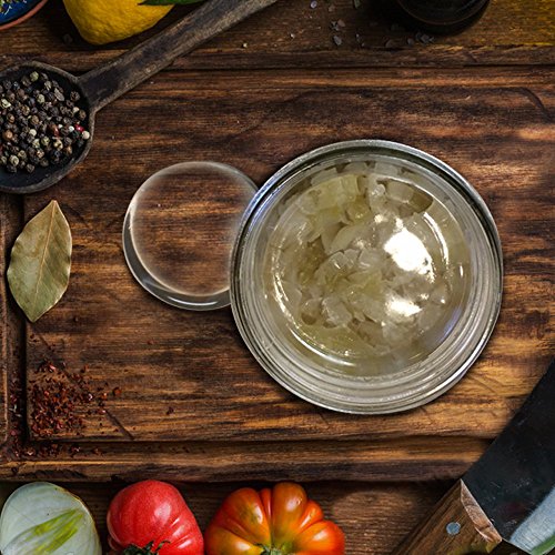 Year of Plenty Huge Fermentation Weights | 0.91" Thick | 7.1oz | Pack of 4 | Fits All Wide Mouth Mason Jars | for Fermenting Sauerkraut, Kimchi and Pickles (4)