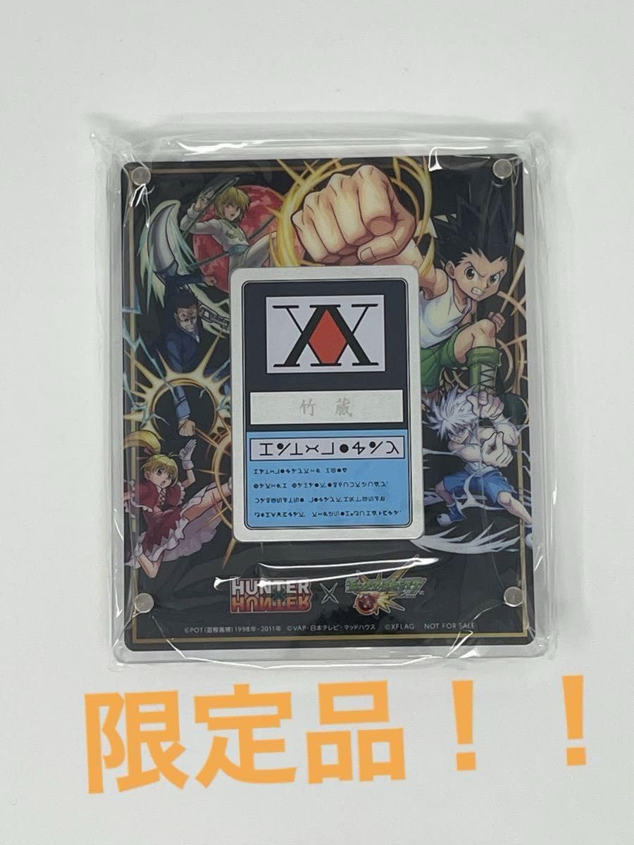 当選品HUNTER×HUNTER モンスト 世界に一つだけのハンター