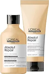 Kit Loreal Absolut Repair Gold Quinoa Shampoo Condicionador