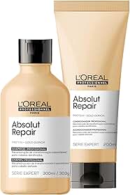 Kit Loreal Absolut Repair Gold Quinoa Shampoo Condicionador