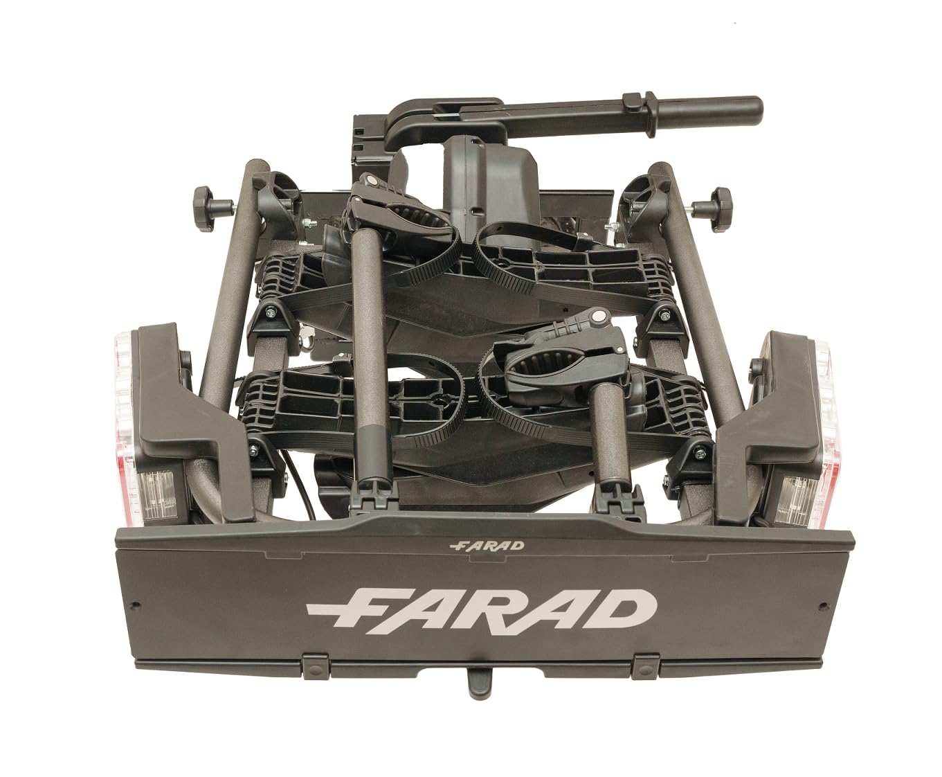 FARAD Portabici per Gancio Traino Susa per biciclette anche E-bike e Fat-bike (2 Bici)